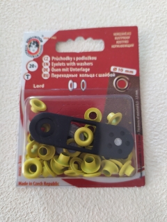 Priechodky - žlté 5,5x5x10 mm